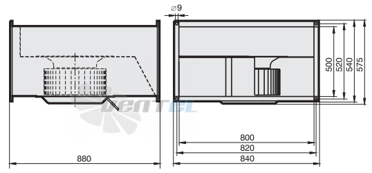 Rosenberg EKAD 400-6 - описание, технические характеристики, графики